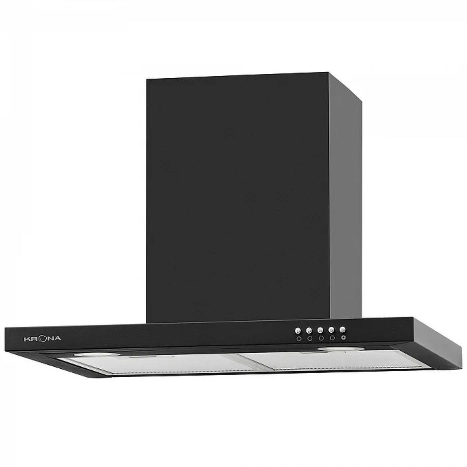 Фото Т-образная вытяжка  KRONA JOANNA 600 black PB