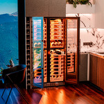 Превью картинка Шкаф винный  Meyvel Винный холодильник (шкаф) компрессорный MEYVEL MV106-KST2 (Slim) #10