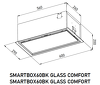 Превью картинка Полновстраиваемая вытяжка Meferi SMARTBOX60WH GLASS COMFORT #2