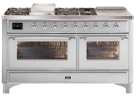 Картинка ILVE M15FSDNE3/SSC нержавеющая сталь (фурн. хром)