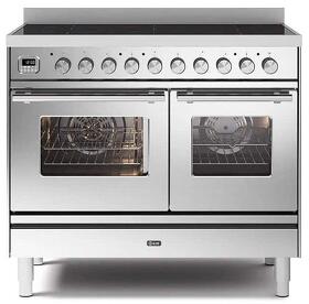 Картинка ILVE PDI106WE3/SS нержавеющая сталь (фурн. сатинированная сталь)
