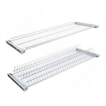 Превью картинка PULSE АРИЯ Комплект посудосушителей (сушилка для посуды), 800мм, без рамки, поддон, серый хром, ARIA (ПВ1.8016.1001.11) #1