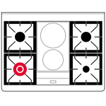 Превью картинка Центр варочный ILVE MD10IDNE3/SSC нержавеющая сталь (фурн. хром) #2