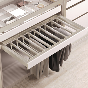 Картинка Duslar Выдвижная брючница ELITIUM, ширина 864 мм, шампань/бежевый