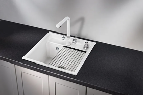 Картинка GRANULA KS-5002, АРКТИК (БЕЛЫЙ)  кухонная мойка, кварц