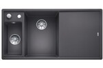 Превью картинка Гранитная мойка Blanсo BLANCO AXIA III 6 S-F темная скала чаша слева, доска стекло c кл.-авт. InFino® #1