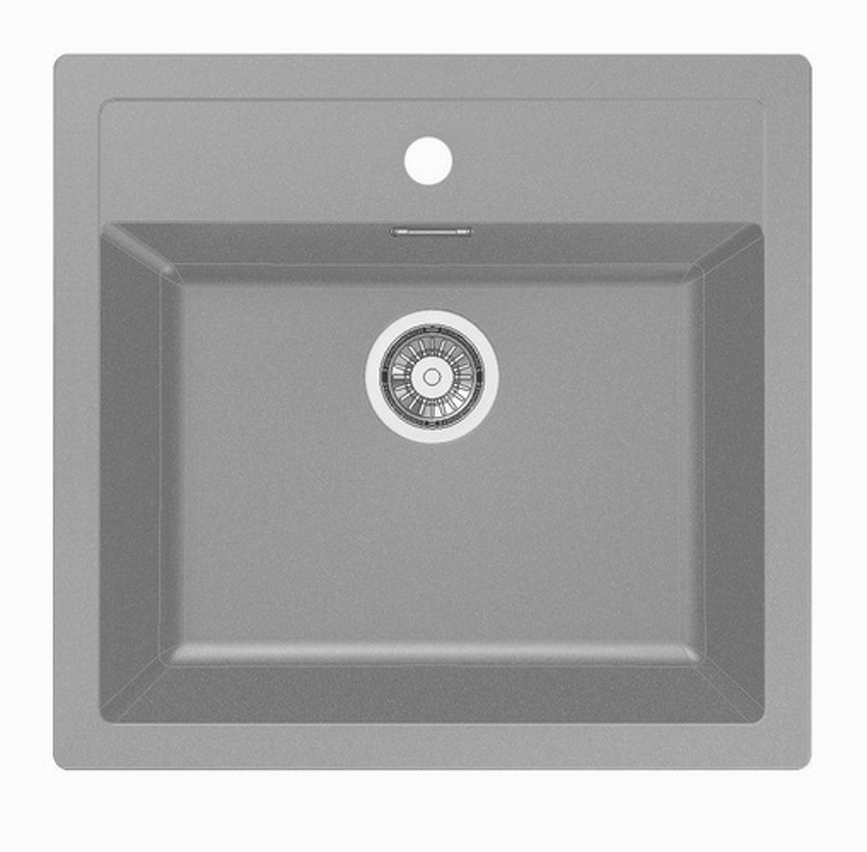 Фото Гранитная мойка Franke Мойка SID 610-49 серый стоп-вентиль