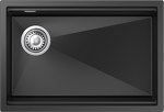 Превью картинка Гранитная мойка Rivelato LINO 654-L 1-чаш 650*440 antracite #1
