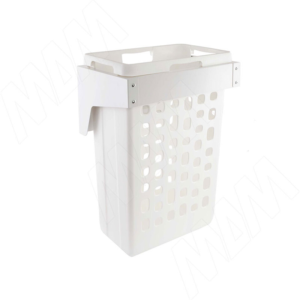 Фото PULSE HAMPER LF45 Корзина для белья откидная, 1 емкость (35л), цвет белый (LHF451-35WT)