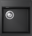 Превью картинка Гранитная мойка Rivelato TESORO 455-L 1-чаш 450*510 nero #1