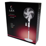 Превью картинка Вентилятор Lex LXFC 8340, 16" напольный вентилятор с ПДУ, белый #7