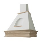 Превью картинка Вытяжка с багетом Lex ANCONA 900 White #1