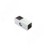 Превью картинка PULSE CUBO Соединитель перпендикулярный 2-х труб, хром (CN2535CR) #1