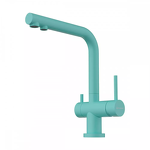 Превью картинка Смеситель для кухни Omoikiri Nagano-AZ латунь/azur blue #1