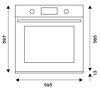 Превью картинка Электрический духовой шкаф Bertazzoni F6011MODVTC #2