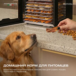 Превью картинка Сушилка для овощей и фруктов Дегидратор Meyvel MDH18-1S (Inox) #40