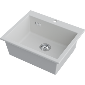 Картинка Omoikiri Omishima 60-WH Matt Natceramic/белый матовый
