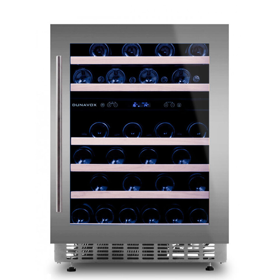 Фото Шкаф винный  Винный холодильник (шкаф) компрессорный Dunavox DAU-46.145DSS