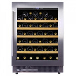 Превью картинка Шкаф винный  Винный холодильник (шкаф) компрессорный Dunavox 52 бут DAU-52.146SS #1