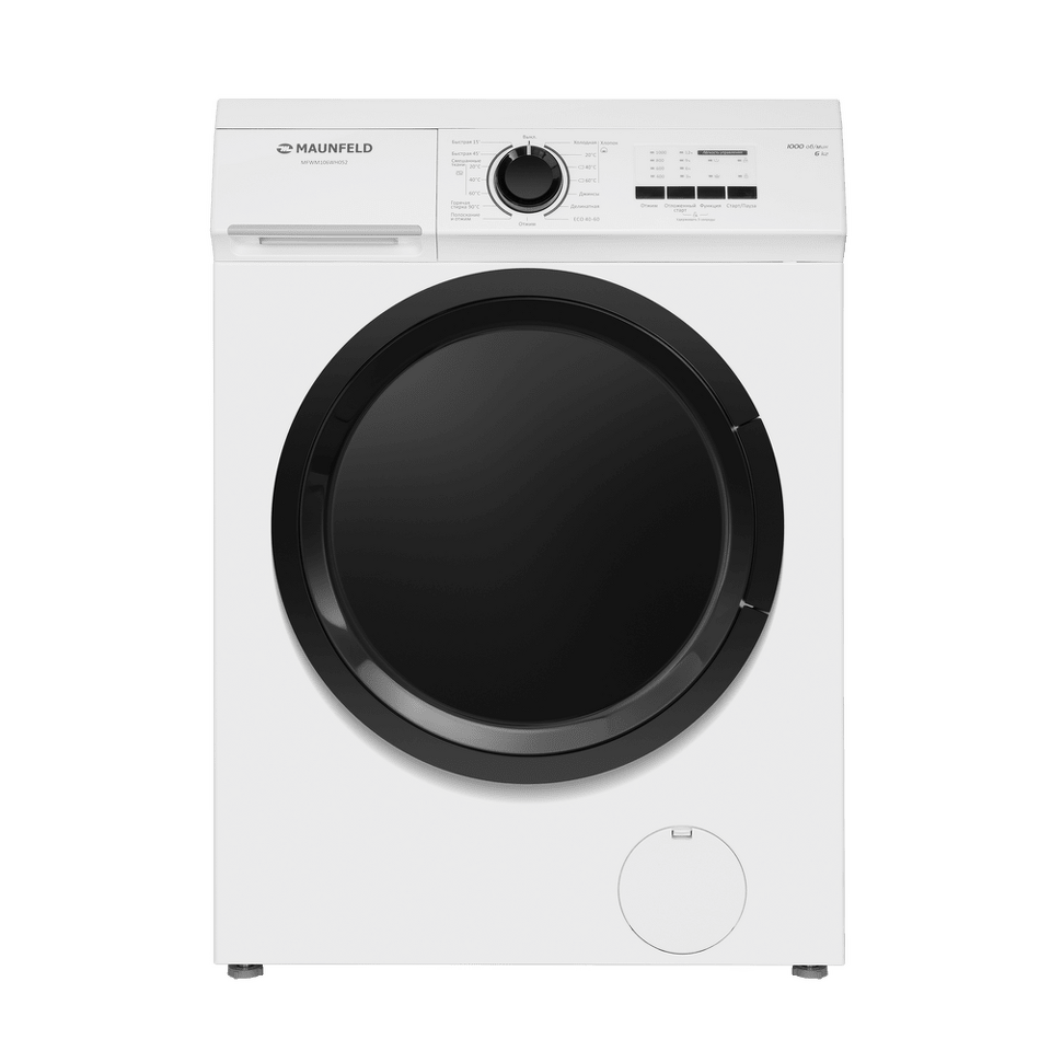 Фото Стиральная машина с фронтальной загрузкой Maunfeld MFWM106WH052