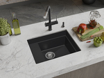 Превью картинка Гранитная мойка Rivelato NOBILE 544-L 1-чаш 540*440 Антрацит 501 #2