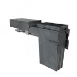Превью картинка PULSE PROBOX F30 Система сортировки и хранения, 1 емкость (1x32), креп. фасада, полн.выдв., плавн.закр., крышка-полка, графит (MBN301-32DGMID) #2