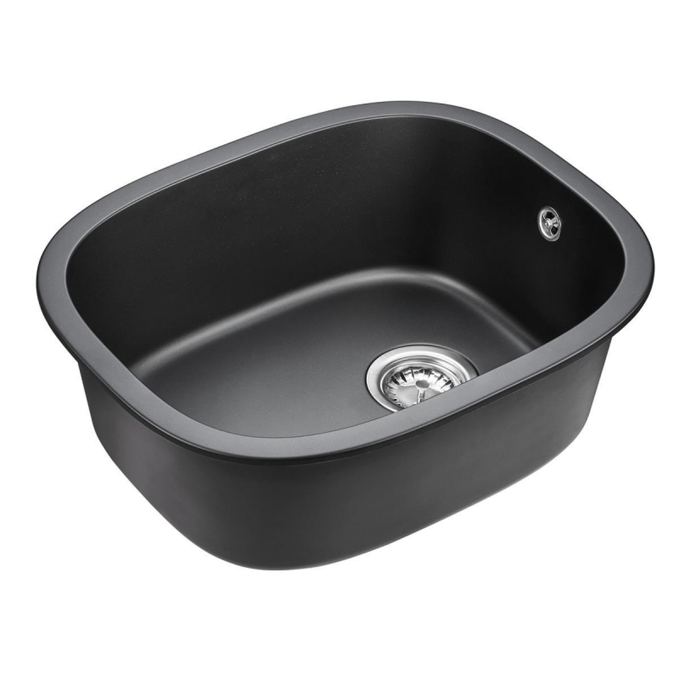 Фото Кварцевая мойка EMAR EMQ-1560.P Оникс