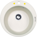 Превью картинка Гранитная мойка Zigmund & Shtain KREIS 480 Каменная соль #1