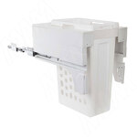 Превью картинка PULSE HAMPER LM40 Корзина для белья выдвижная, 1 емкость (35л), напр.полн.выдв., плавн.закр., креп.фасада, цвет белый (LHM401-35WT) #2