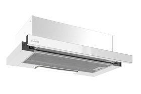 Картинка Elikor Интегра GLASS 60П-650-В2Л белый/стекло белое