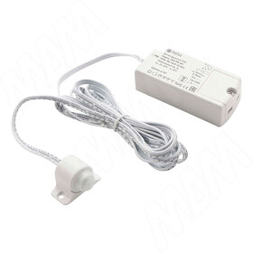 Картинка PULSE Выключатель инфракрасный (PIR) на движение, белый, 220V, 250W (SW2-PIR-1WT)