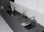 Превью картинка Кварцевая мойка EMAR EMQ-1520.Q Антрацит #4