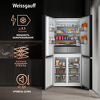 Превью картинка  Холодильник side by side Weissgauff WCD 590 NoFrost Inverter Premium EcoFresh Black Glass #13