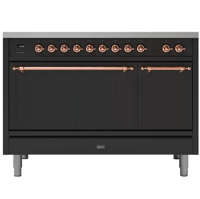 Картинка ILVE P127QNE3/MGP матовый графит (фурн. медь)