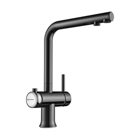 Картинка Omoikiri Hotaru-GM-WH латунь/вороненая сталь/белый