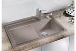 Превью картинка Гранитная мойка Blanсo BLANCO ZENAR 45S (чаша справа) SILGRANIT серый беж с кл.-авт. InFino #2