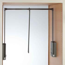 Картинка Servetto Телескопический пантограф SERVETTO для одежды, ширина 600-1000 мм, антрацит