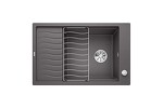Превью картинка Гранитная мойка Blanсo ELON XL 6 S-F SILGRANIT PuraDur темная скала, с клапаном-автоматом  InFino #1