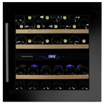Превью картинка Шкаф винный встраиваемый Винный холодильник (шкаф) компрессорный Dunavox DAB-36.80DВ #1