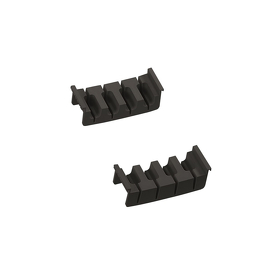 Картинка NinkaPlast Держатель CUISIO PRO для ножей, состоящий из 2-х элементов, модуль 150 мм, черный