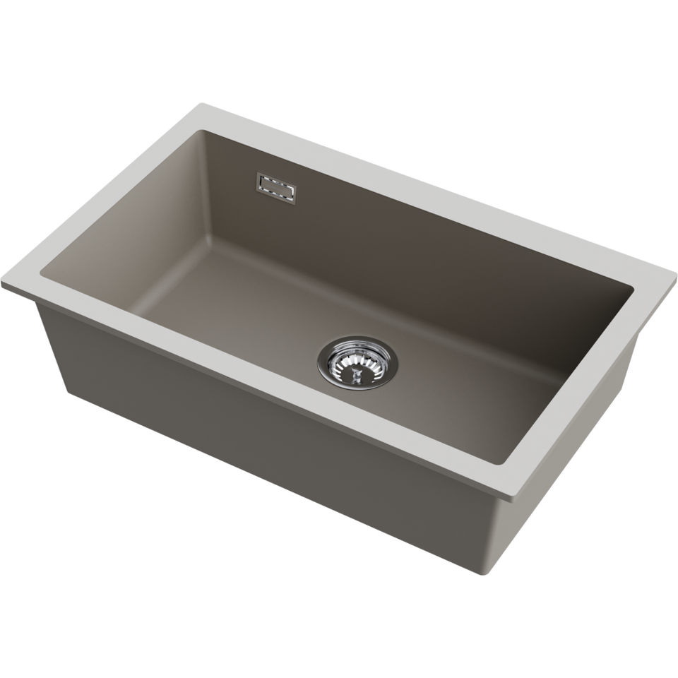 Фото Omoikiri Omishima 76-U-DG Matt Natceramic/dust grey матовый