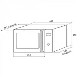Превью картинка Микроволновая печь KRONA QUANTUM 44 MR/IX #10