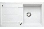 Превью картинка Гранитная мойка Blanсo METRA 5 S-F SILGRANIT PuraDur белый с клапаном-автоматом #1