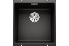 Картинка Blanсo SUBLINE 400-U SILGRANIT PuraDur черный с отв.арм. InFino