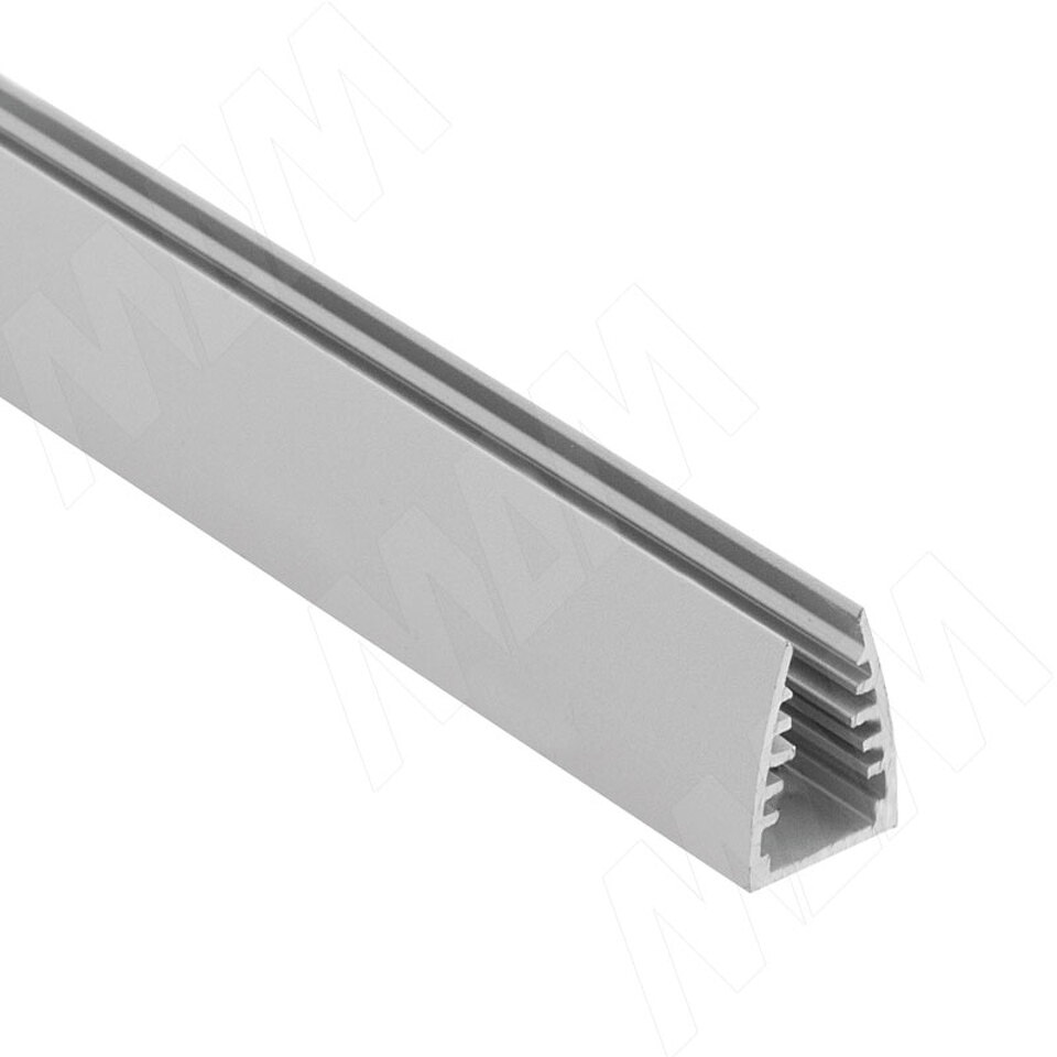 Фото PULSE Профиль G1 для подсветки стеклянных полок 4-5мм, серебро, 18х12мм, L-2000 (LSP-G1-ALU-2000-0)