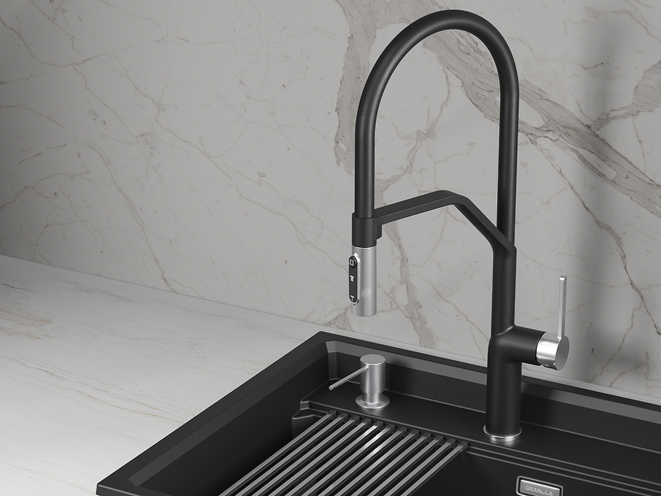 Фото Смеситель для кухни GRANULA 9012, ТУРМАЛИН