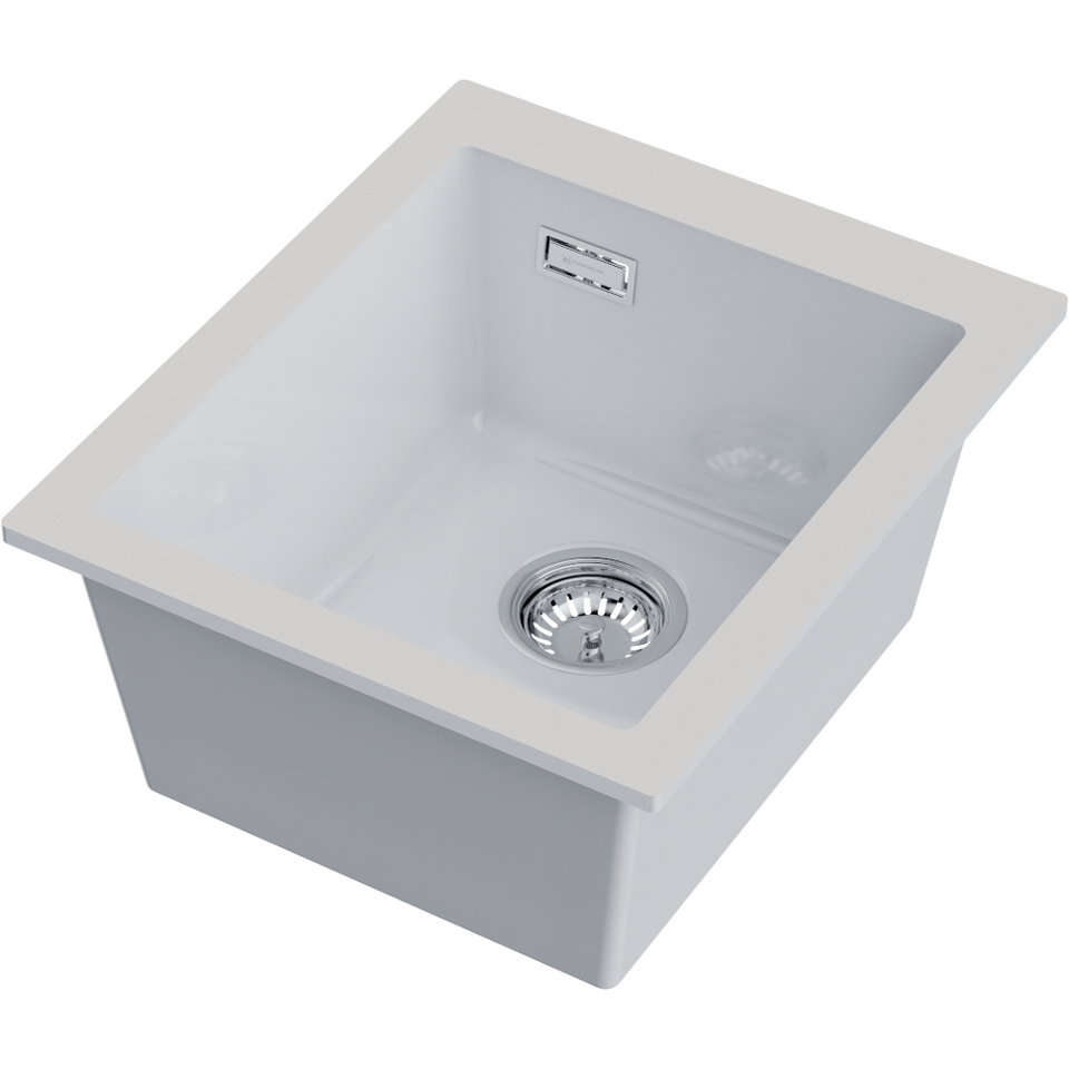 Фото Omoikiri Omishima 41-U-WH Glossy Natceramic/белый глянцевый