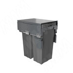 Превью картинка PULSE PROBOX F40 Система сортировки и хранения, 2 емкости (2x31), креп. фасада, полн.выдв., плавн.закр., крышка-полка, графит (MBN402-62DGMID) #1