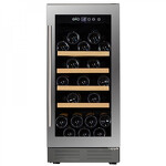 Превью картинка Шкаф винный встраиваемый Винный холодильник (шкаф) компрессорный Dunavox 32 бут DAU-32.81SS #1