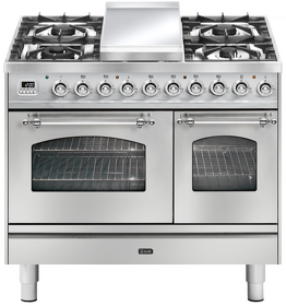 Картинка ILVE PD10FDNE3/SSC нержавеющая сталь (фурн. хром)